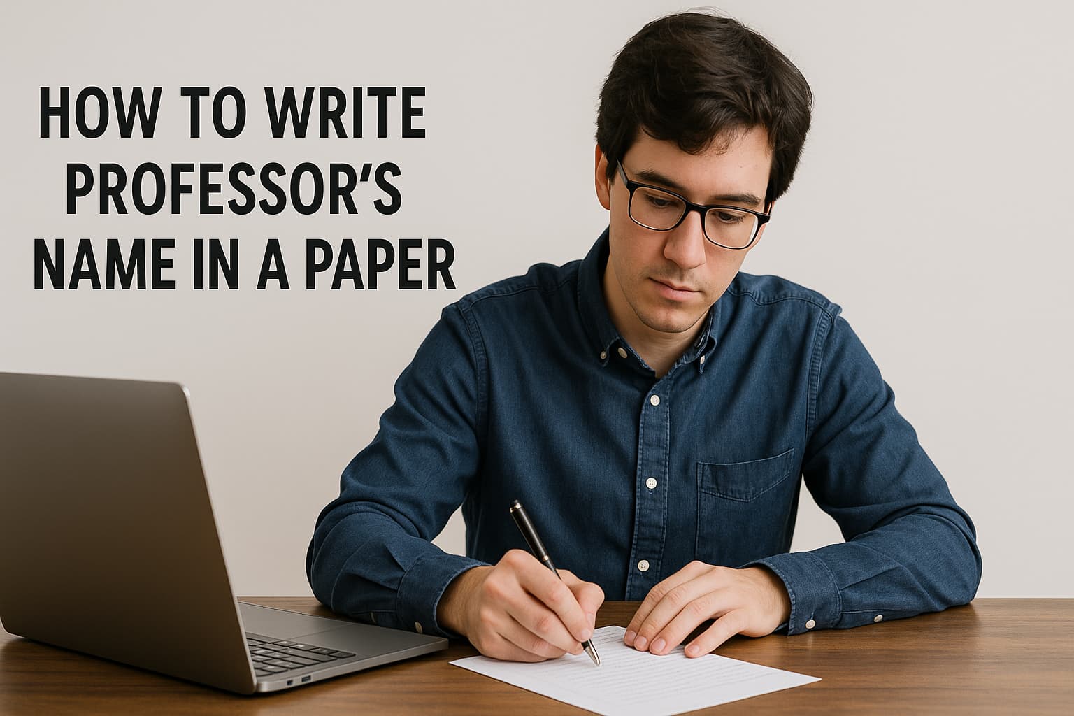 نحوه نوشتن اسم استاد در مقالات