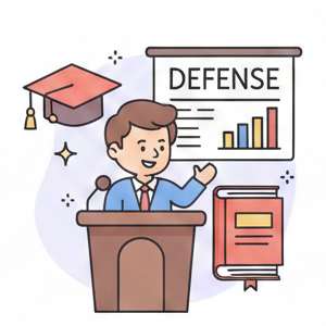 برای دفاع پایان‌نامه