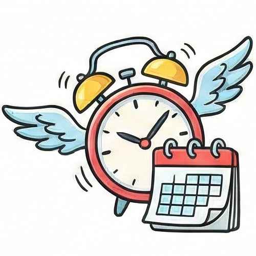 بدون حتی یک روز تأخیر