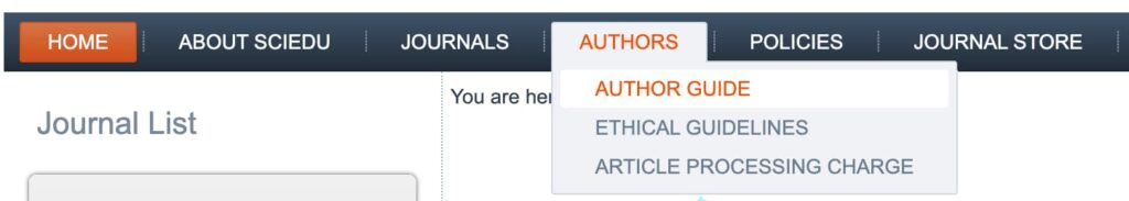author guide 