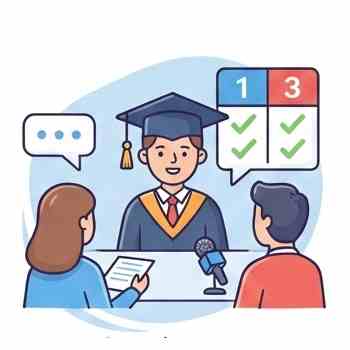 مصاحبه دکتری با امتیاز بین ۱ تا ۳