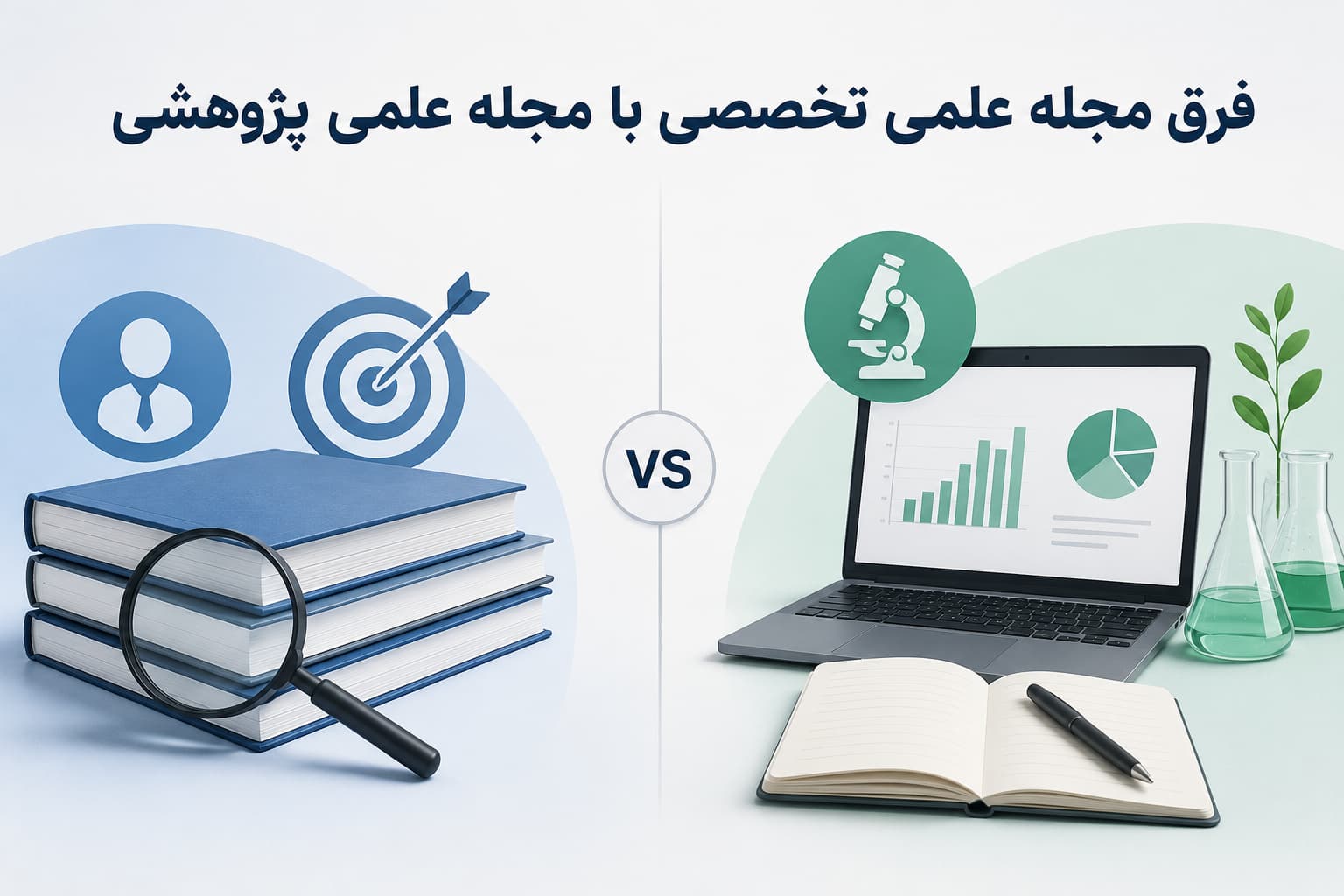 فرق مجله علمی تخصصی با مجله علمی پژوهشی چیست؟